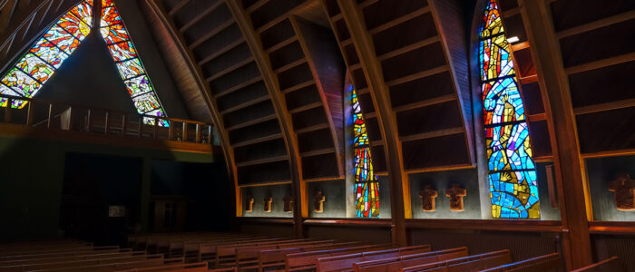 Scénovision Saint-Alban - Chapelle de l'Hôpital interieur